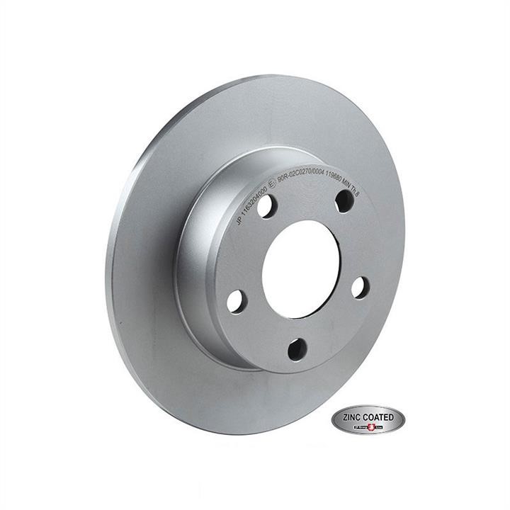 Jp Group 1163204000 Rear brake disc, non-ventilated 1163204000