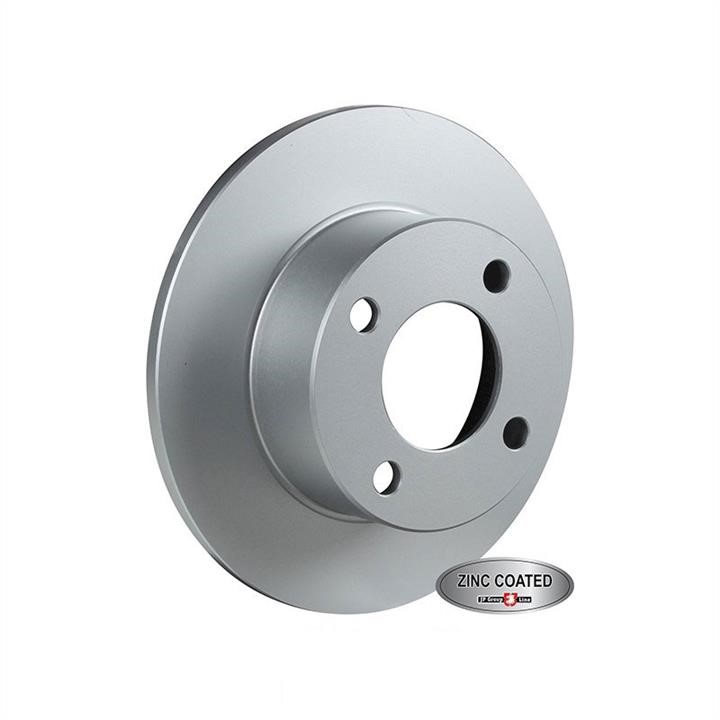 Jp Group 1163205400 Rear brake disc, non-ventilated 1163205400