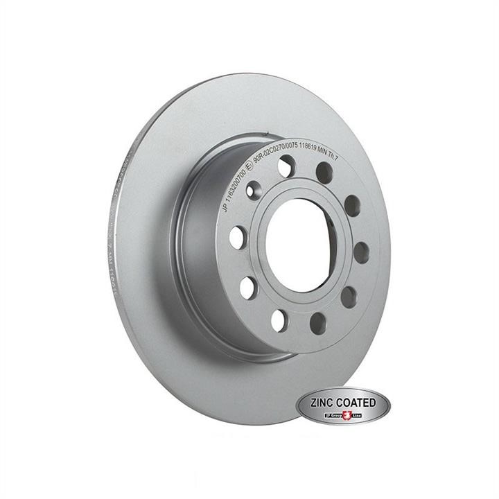 Jp Group 1163205700 Rear brake disc, non-ventilated 1163205700
