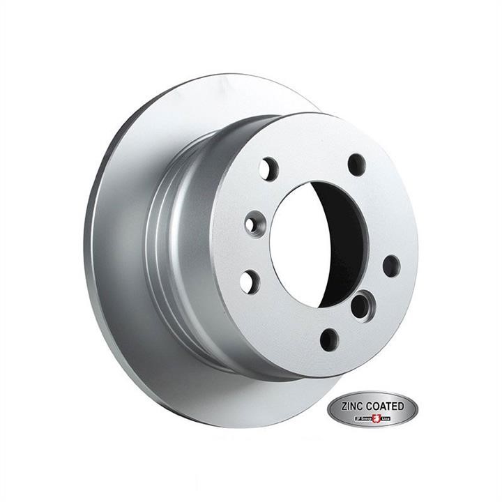 Jp Group 1163206000 Rear brake disc, non-ventilated 1163206000