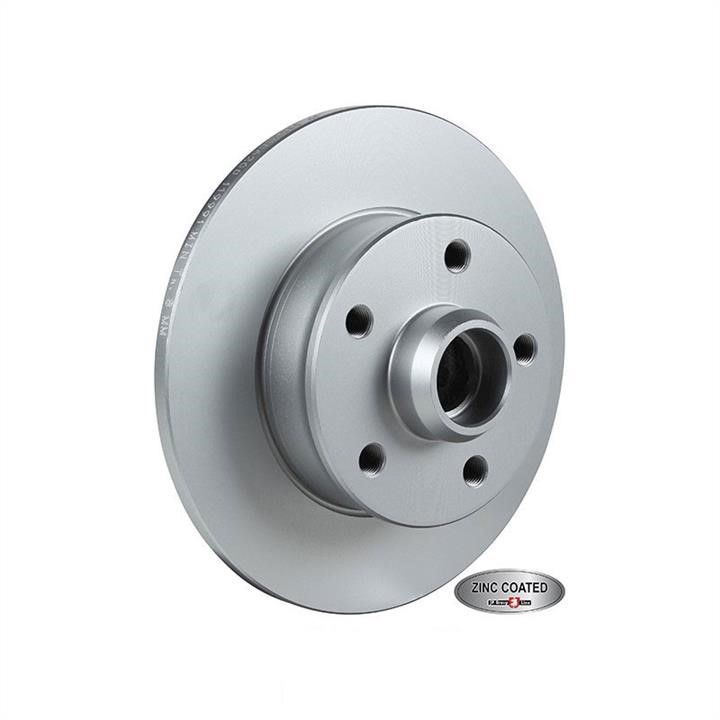 Jp Group 1163206200 Rear brake disc, non-ventilated 1163206200