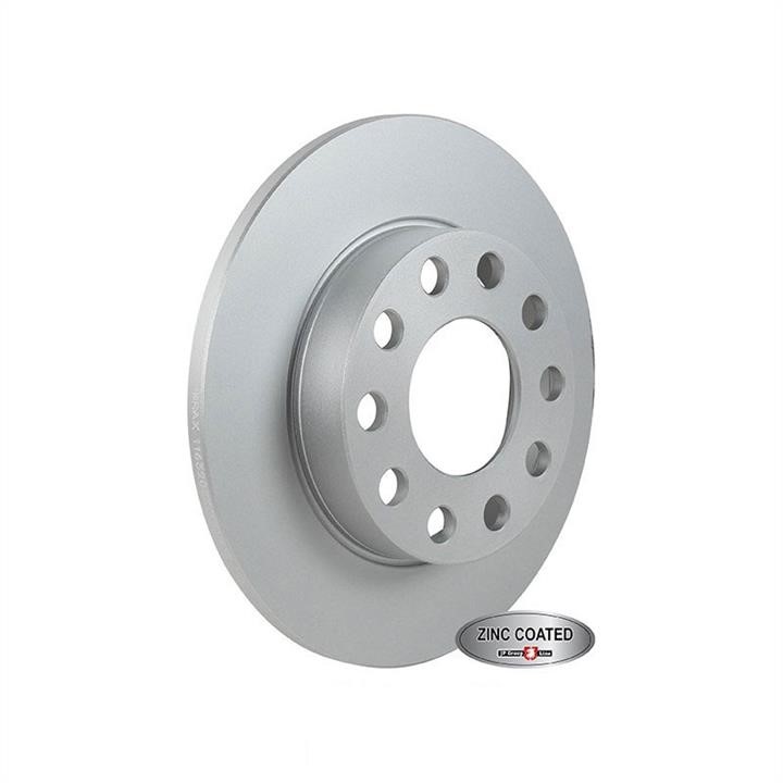 Jp Group 1163206900 Rear brake disc, non-ventilated 1163206900