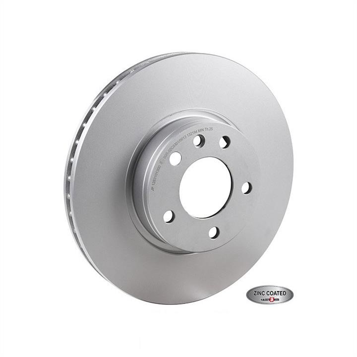 Jp Group 1263101300 Front brake disc ventilated 1263101300