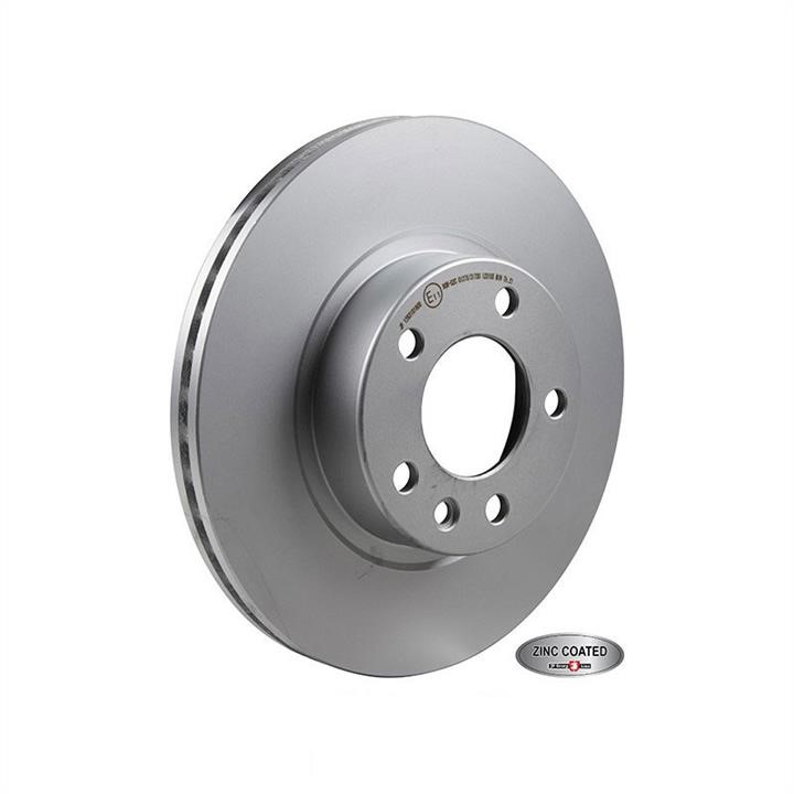 Jp Group 1263101600 Front brake disc ventilated 1263101600