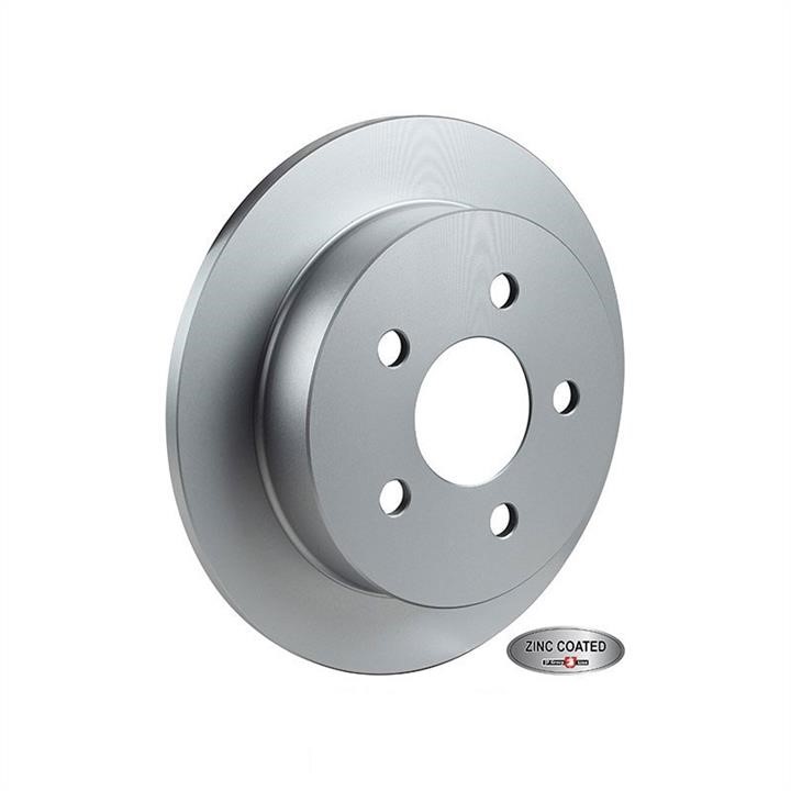 Jp Group 1263201600 Rear brake disc, non-ventilated 1263201600