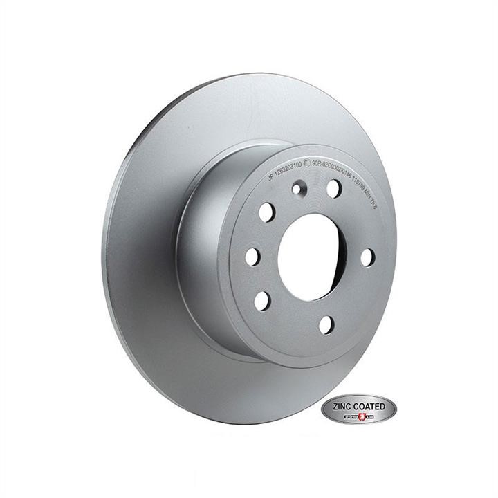 Jp Group 1263203100 Rear brake disc, non-ventilated 1263203100