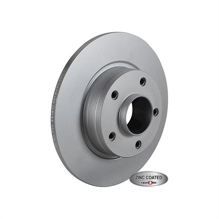 Jp Group 1263203400 Rear brake disc, non-ventilated 1263203400