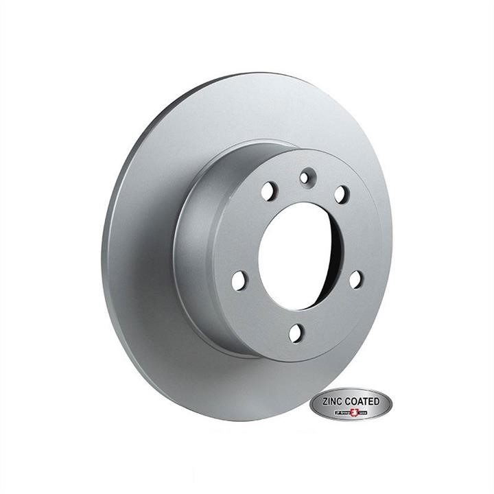 Jp Group 1263203700 Rear brake disc, non-ventilated 1263203700