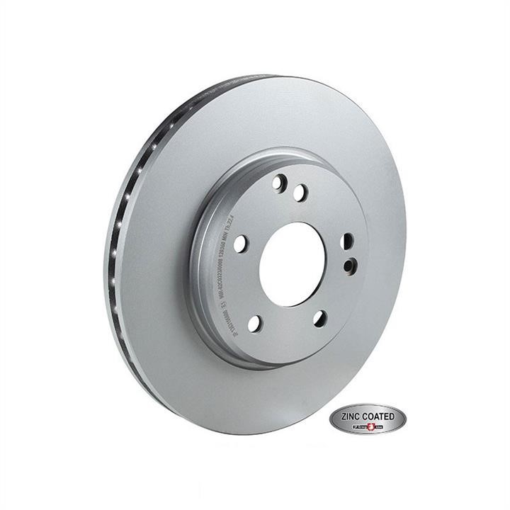 Jp Group 1363106600 Front brake disc ventilated 1363106600