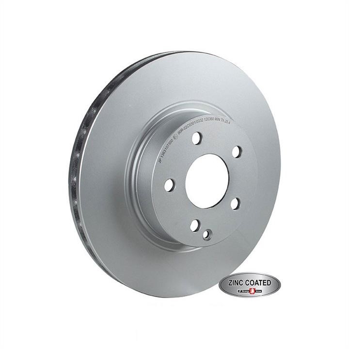 Jp Group 1363107300 Front brake disc ventilated 1363107300