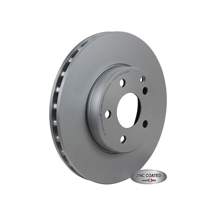 Jp Group 1363107600 Front brake disc ventilated 1363107600