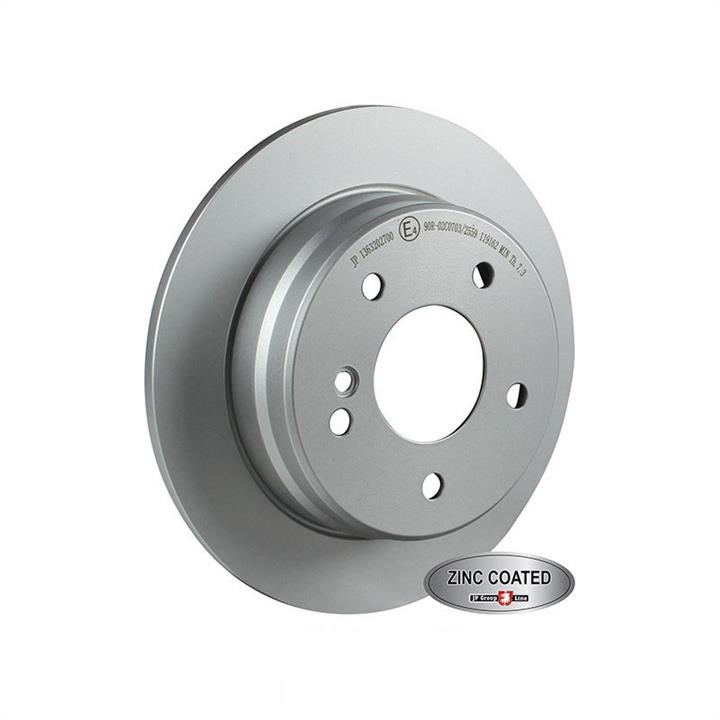Jp Group 1363202700 Rear brake disc, non-ventilated 1363202700
