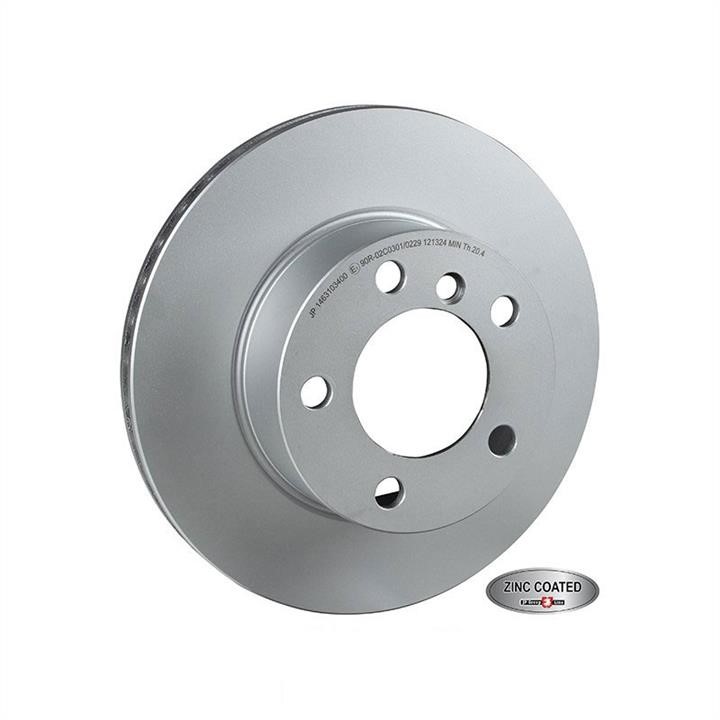 Jp Group 1463103400 Front brake disc ventilated 1463103400