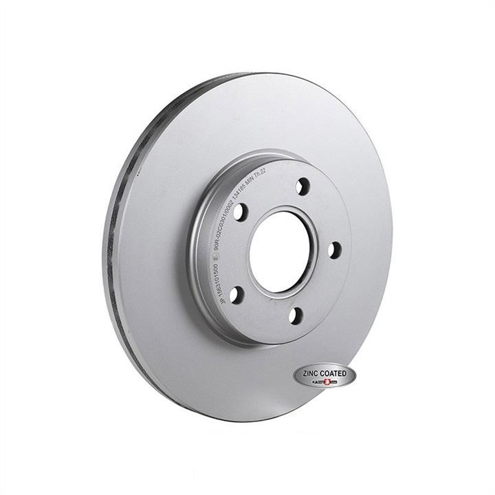 Jp Group 1563101500 Front brake disc ventilated 1563101500