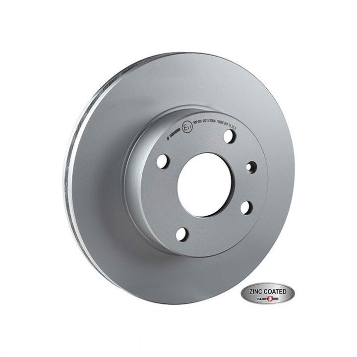 Jp Group 1563102500 Front brake disc ventilated 1563102500