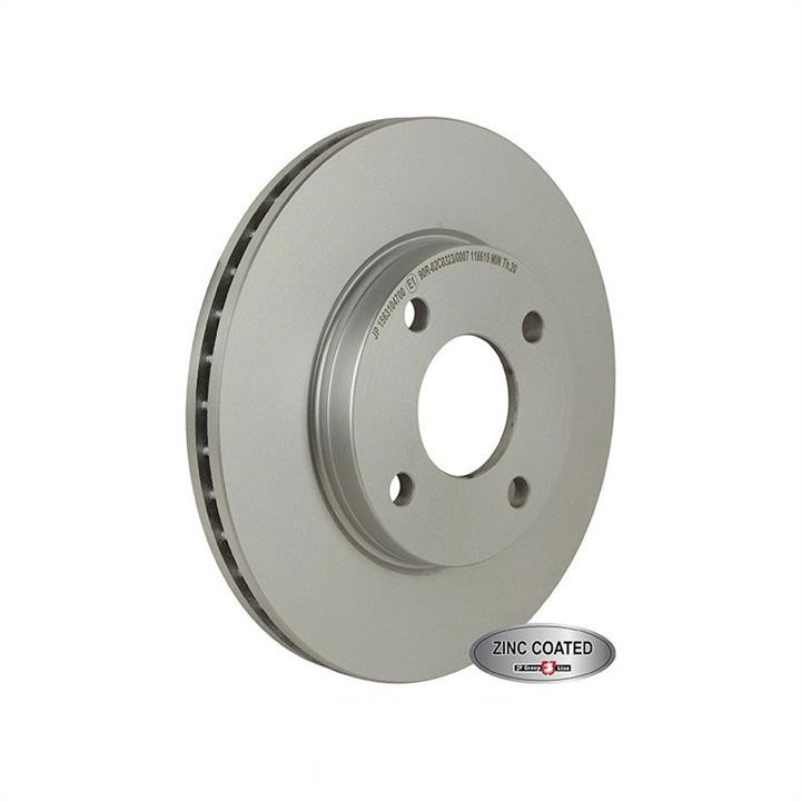 Jp Group 1563104700 Front brake disc ventilated 1563104700