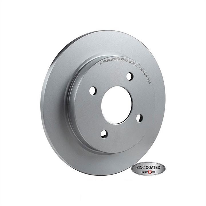 Jp Group 1563202100 Rear brake disc, non-ventilated 1563202100