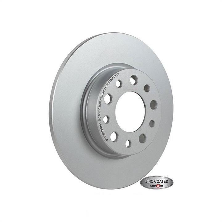Jp Group 3063200300 Rear brake disc, non-ventilated 3063200300