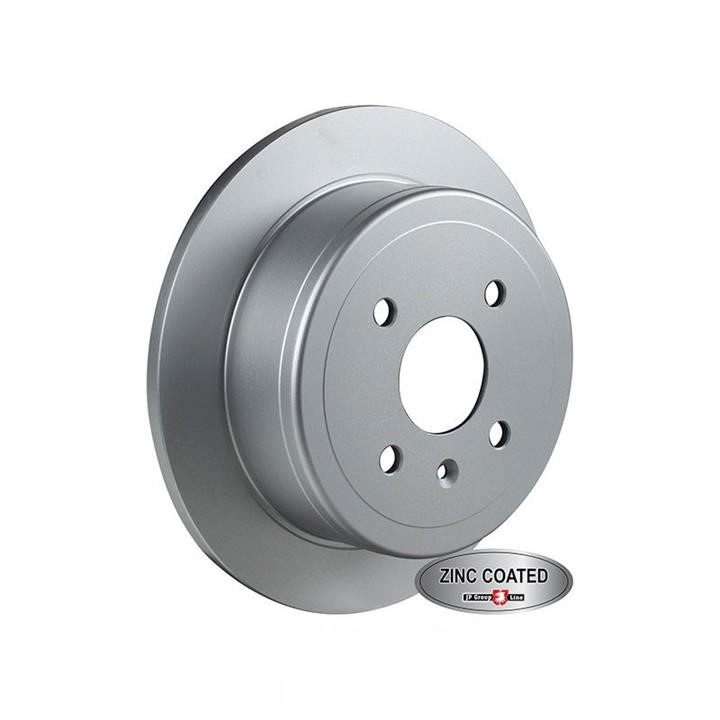 Jp Group 3263200300 Rear brake disc, non-ventilated 3263200300