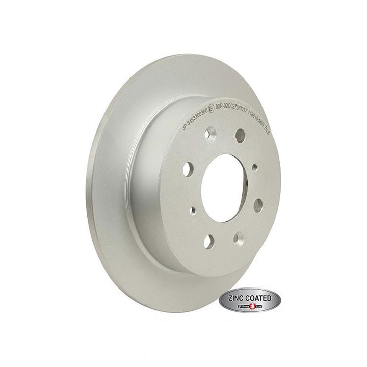 Jp Group 3463200300 Rear brake disc, non-ventilated 3463200300