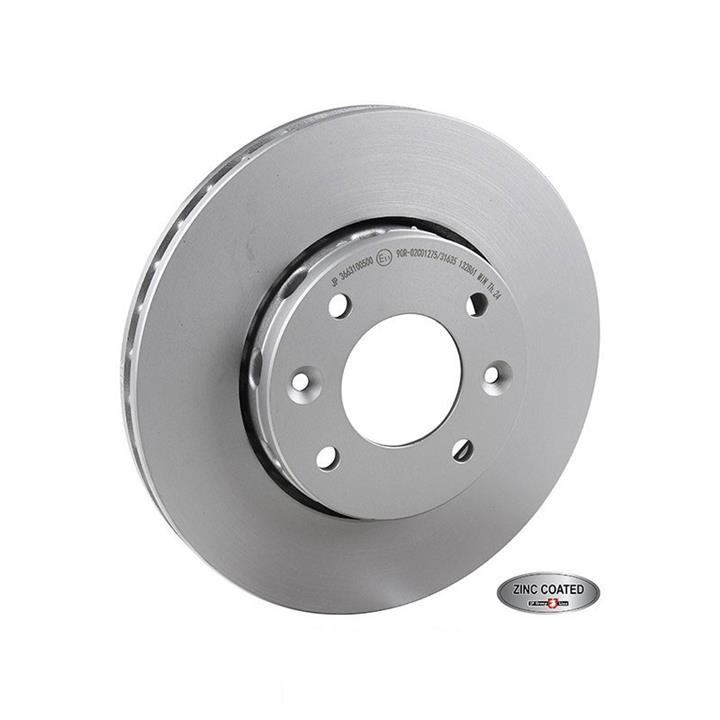 Jp Group 3663100500 Front brake disc ventilated 3663100500
