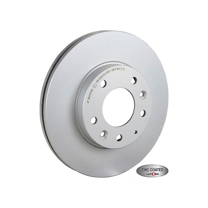 Jp Group 3863101500 Front brake disc ventilated 3863101500