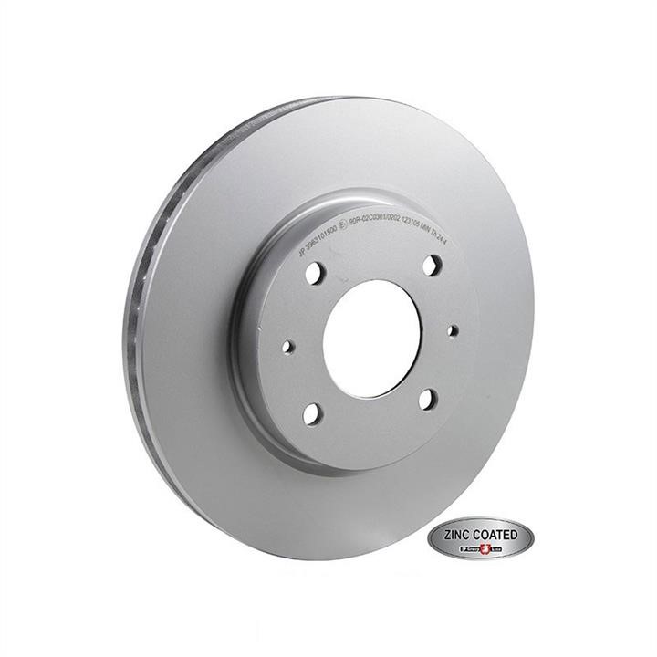 Jp Group 3963101500 Front brake disc ventilated 3963101500