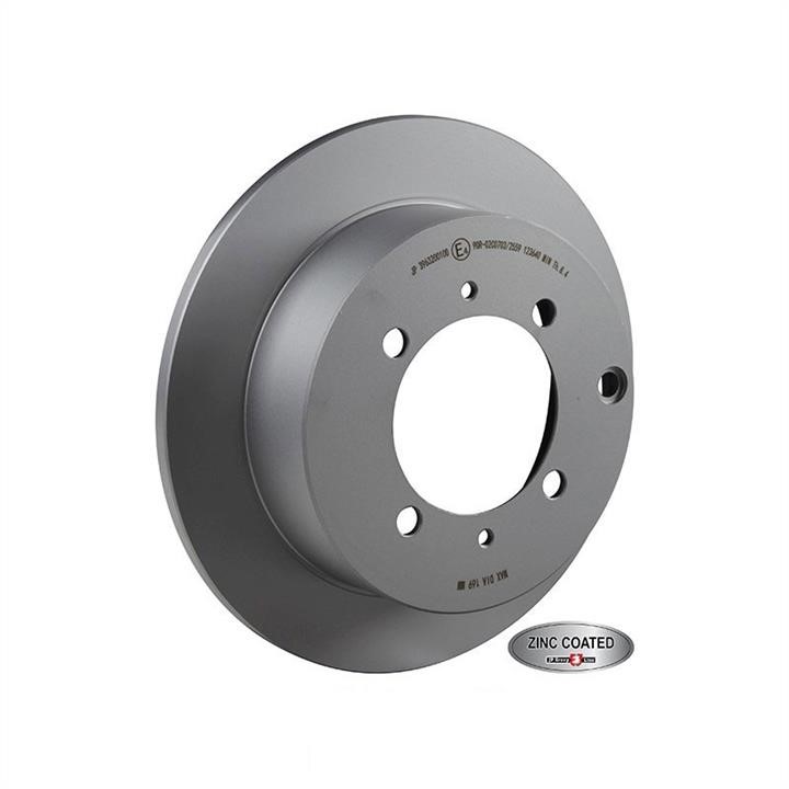 Jp Group 3963200100 Rear brake disc, non-ventilated 3963200100