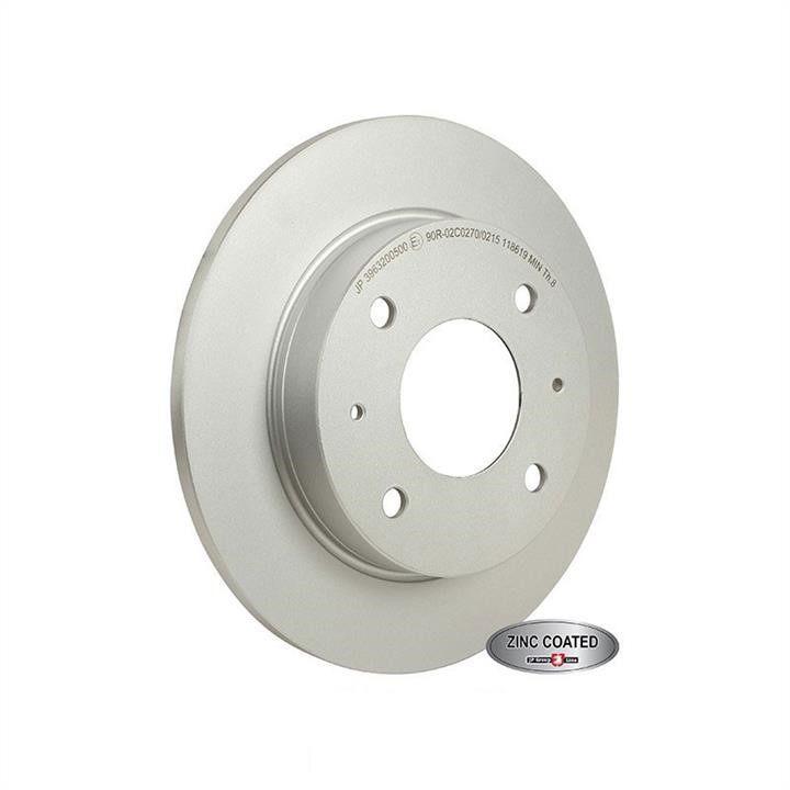 Jp Group 3963200500 Rear brake disc, non-ventilated 3963200500