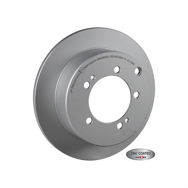 Jp Group 3963201200 Rear brake disc, non-ventilated 3963201200