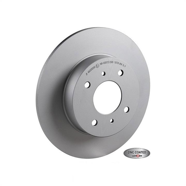 Jp Group 4063200200 Rear brake disc, non-ventilated 4063200200