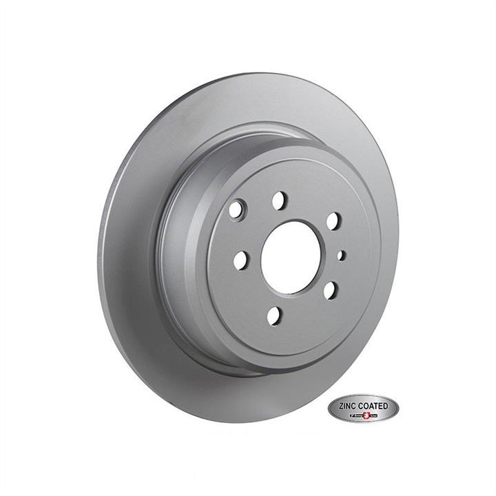 Jp Group 4163200100 Rear brake disc, non-ventilated 4163200100