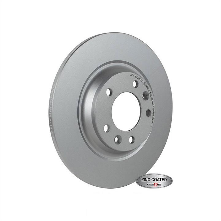 Jp Group 4163200700 Rear brake disc, non-ventilated 4163200700