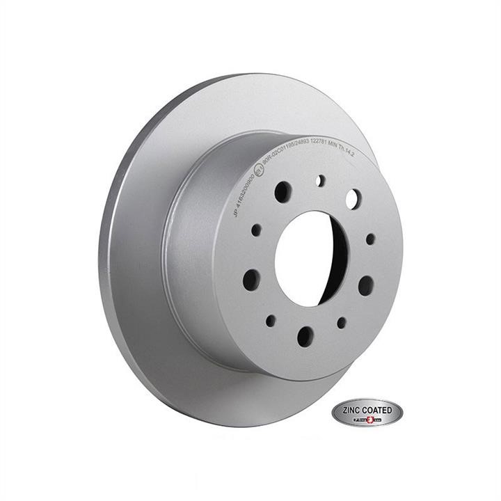 Jp Group 4163200900 Rear brake disc, non-ventilated 4163200900