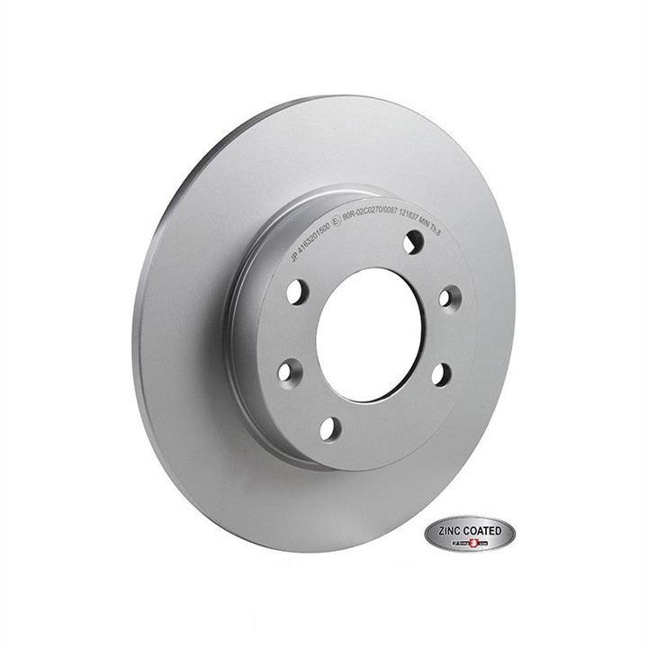 Jp Group 4163201500 Rear brake disc, non-ventilated 4163201500