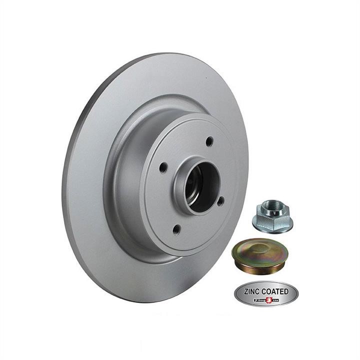 Jp Group 4363201200 Rear brake disc, non-ventilated 4363201200