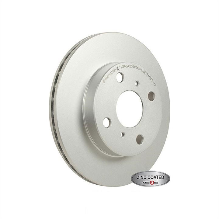 Jp Group 4863102400 Front brake disc ventilated 4863102400
