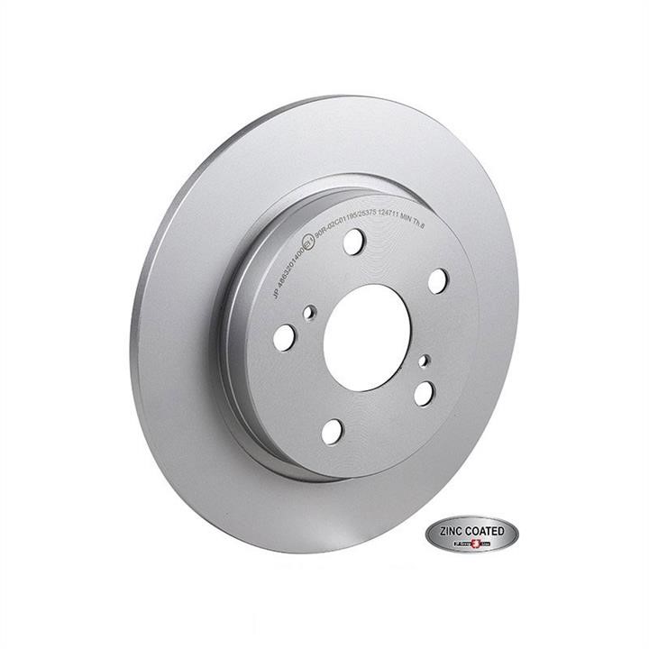 Jp Group 4863201400 Rear brake disc, non-ventilated 4863201400