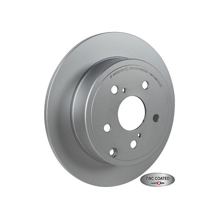 Jp Group 4863201500 Rear brake disc, non-ventilated 4863201500