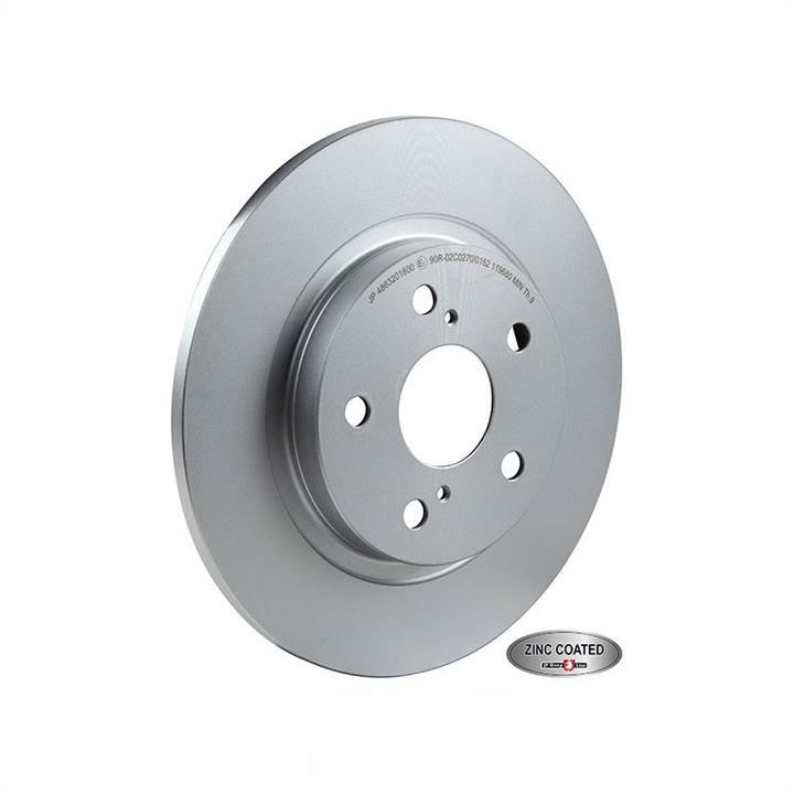 Jp Group 4863201800 Rear brake disc, non-ventilated 4863201800