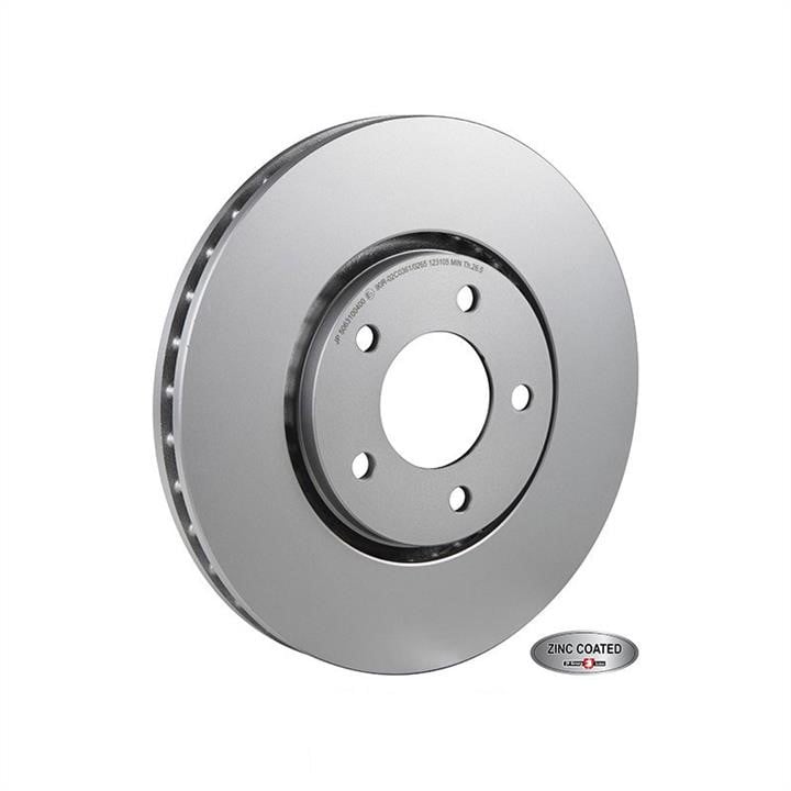 Jp Group 5063100400 Front brake disc ventilated 5063100400