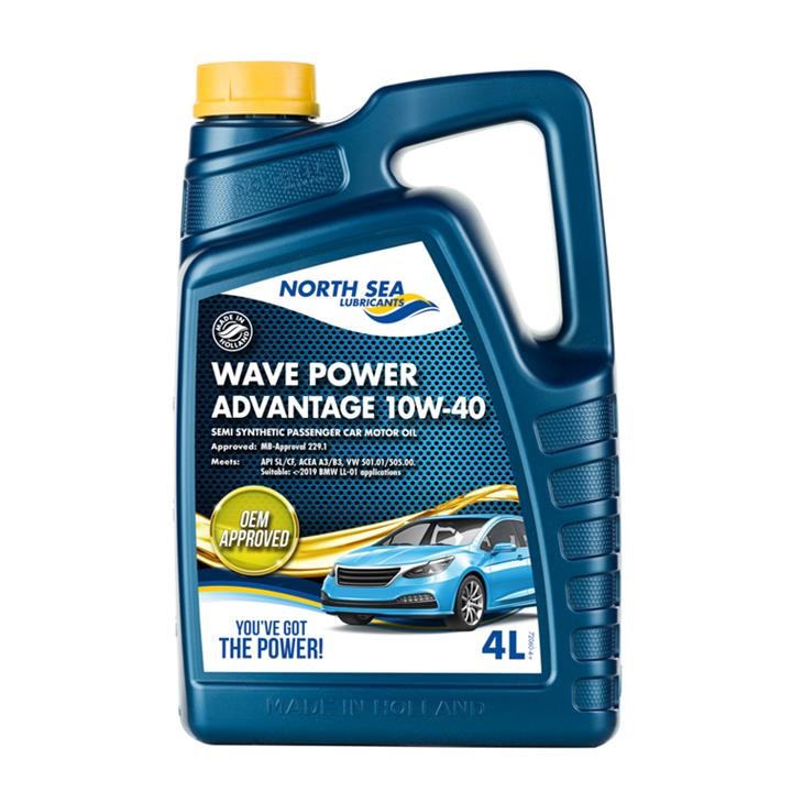 North Sea Lubricants 72060/4 Engine oil North Sea Lubricants Wave power ADVANTAGE 10W-40, 4L 720604