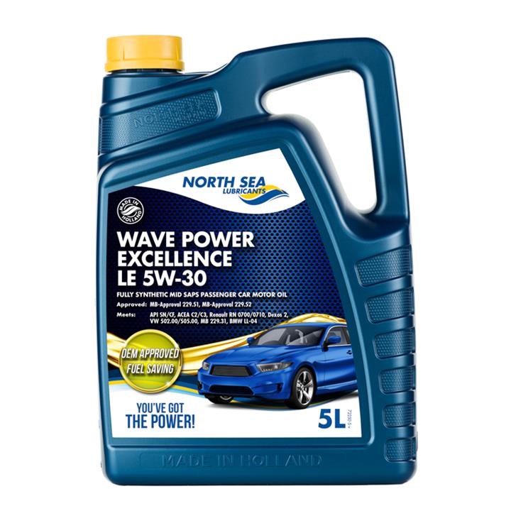 North Sea Lubricants 72250/5 Engine oil North Sea Lubricants Wave power EXCELLENCE LE 5W-30, 5L 722505