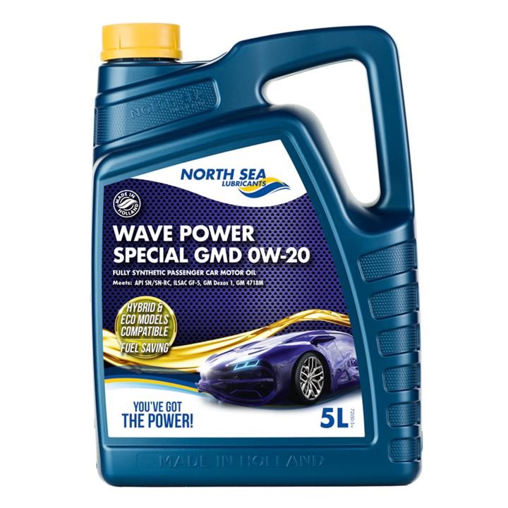 North Sea Lubricants 72350/5 Engine oil North Sea Lubricants Wave power SPECIAL GMD 0W-20, 5L 723505
