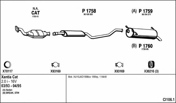  CI106.1 Exhaust system CI1061