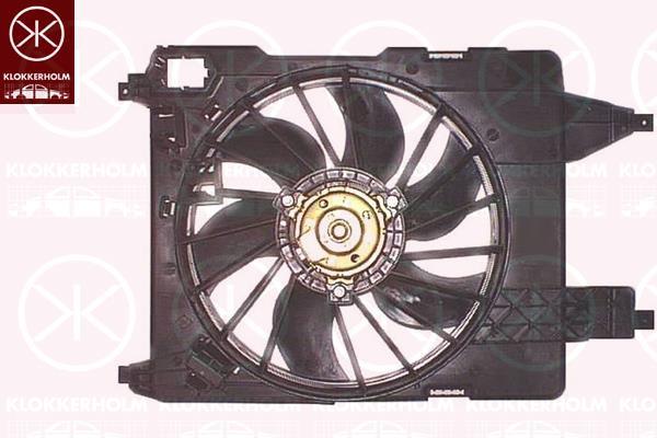 Klokkerholm 60412601 Hub, engine cooling fan wheel 60412601
