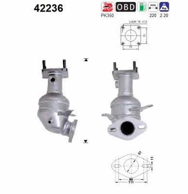 As 42236 Catalytic Converter 42236