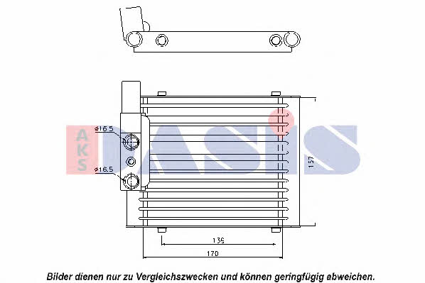 Dasis 046003N Oil cooler 046003N