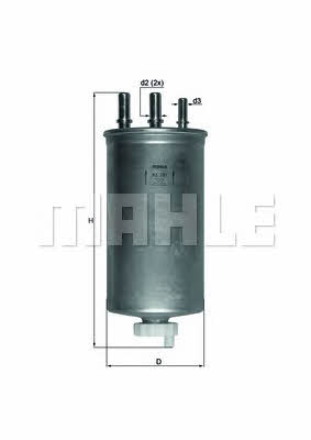 Fuel filter Mahle/Knecht KL 781