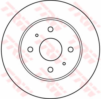 Brake disc TRW DF4905